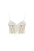 ATHENS LACE CORSET CROP TOP